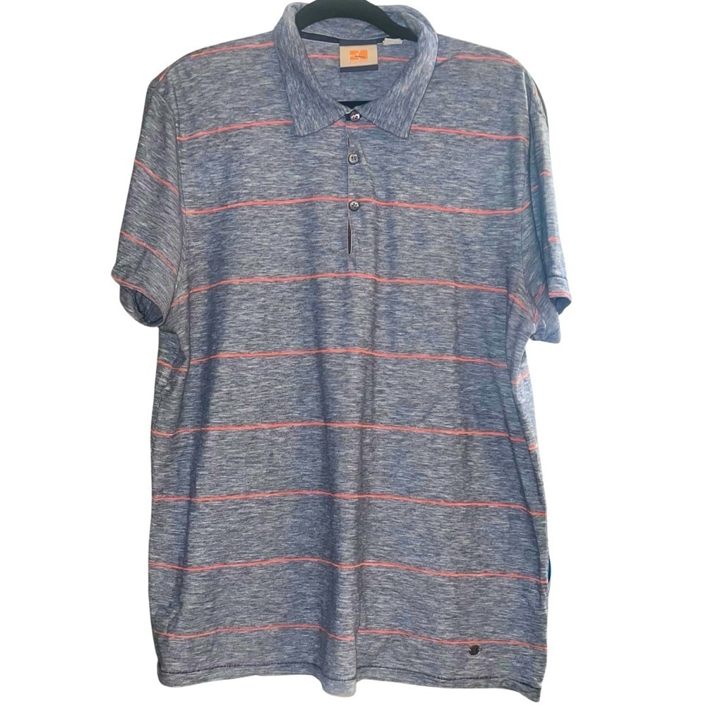 Hugo Boss Men’s Golf Striped Polo Shirt XL